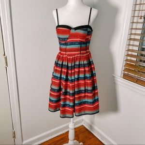 Band of Gypsies Red Stripe Dress